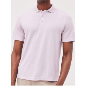 Outdoor Voices Birdie Polo Shirt Short Sleeve Lavender NWT Men's XXXL 3XL NWT